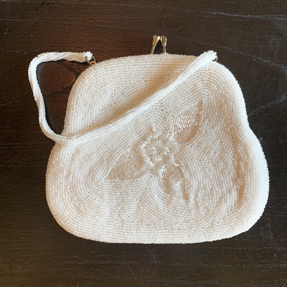 Vintage Beaded, Kiss Lock, Hand Bag / Purse - Picture 5 of 13